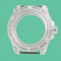 Caja Transparente Acrílica para Reloj NH35 / NH36 de 40 mm con Bisel Giratorio