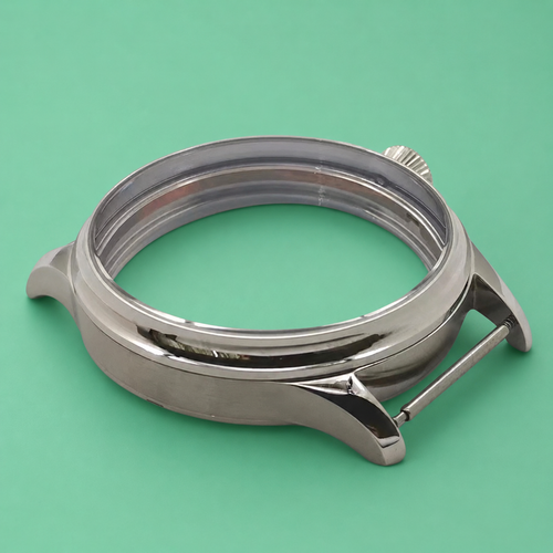 Caja Clásica Pilot 42 mm de Acero Inoxidable con Cristal Mineral – Compatible ETA 6497 / 6498 / ST3600 / ST3620