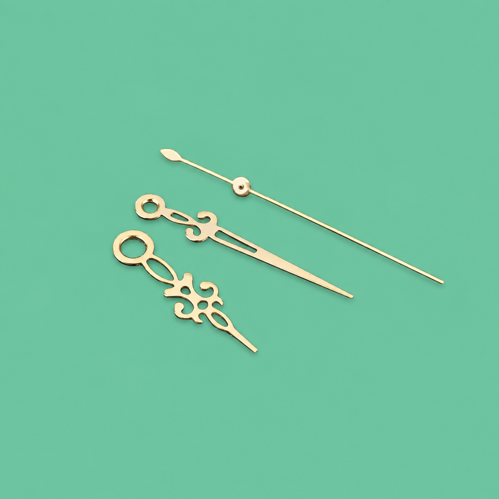 Set de Manecillas Doradas Estilo Clásico Ornamentado – Compatible NH35 / NH36 / ETA 2824 / ETA 2836