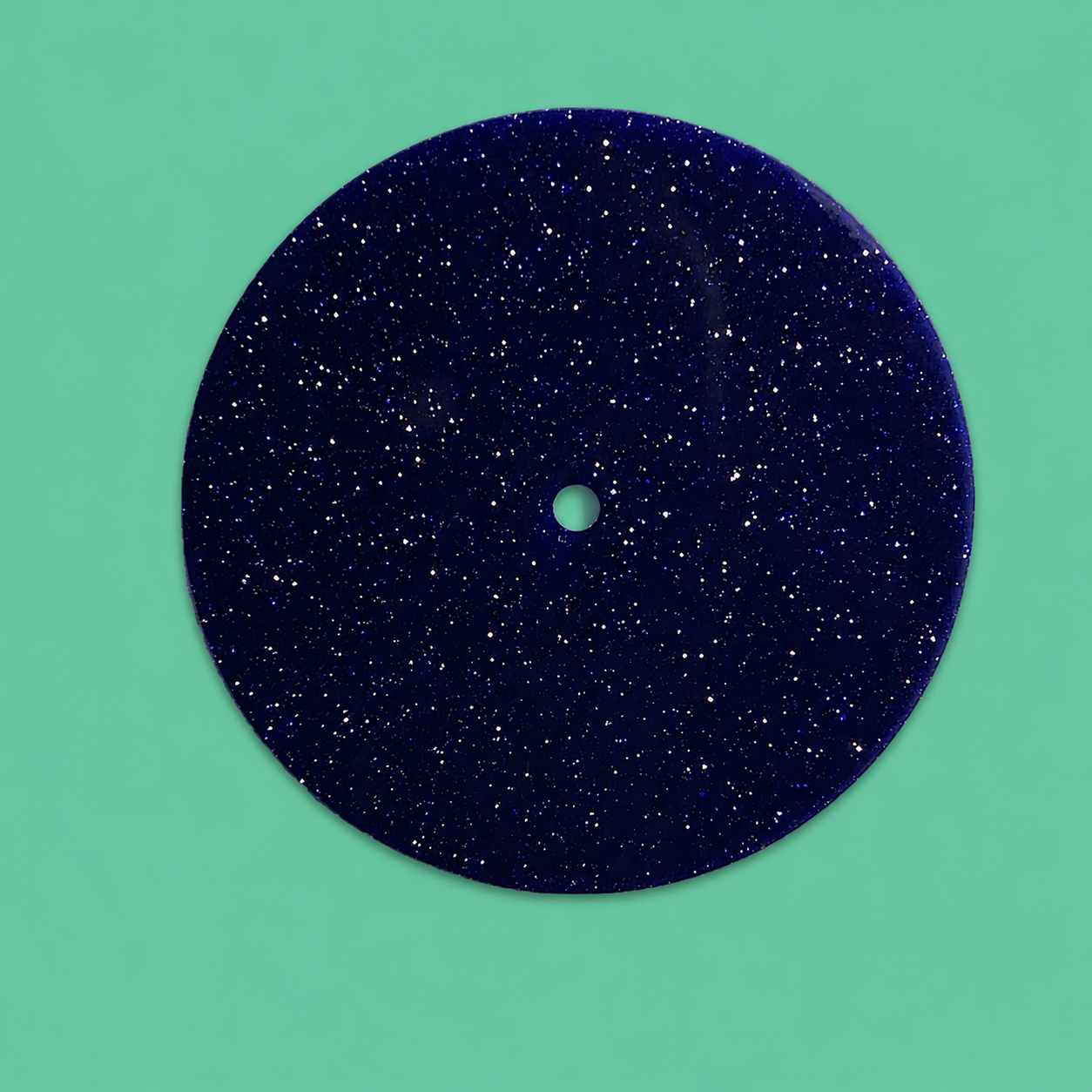 Dial de Aventurina Azul Natural de 28.5 mm